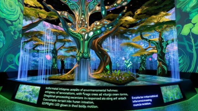 découvrez 'l'art en mouvement', une expérience immersive unique qui stimule les sens et éveille les consciences écologiques. plongez dans un univers artistique interactif qui sensibilise aux enjeux environnementaux tout en célébrant la beauté de notre planète.